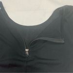 Market & Spruce  women's XS black crochet front short sleeve tee stitch fix casua Photo 4