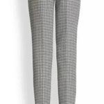 Michael Kors Black and White Houndstooth Jacquard Skinny Pants in size 6 Photo 1