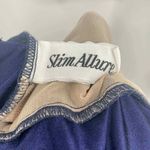 Slim Allure One Piece Swimsuit Womens 10 C+ Navy Blue Gold Nautical Medallion Photo 6