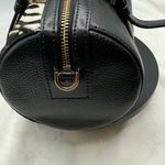 Michael Kors Stanton Medium East West Leather Barrel Messenger Black Multi. Photo 6