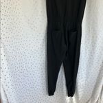 ALBION FIT Albion Black Cap Sleeve Jumpsuit Photo 6