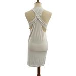 LA Made White Strappy Back Knit Dress Small Photo 1
