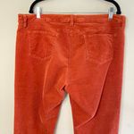 Eileen Fisher  Spiced Pumpkin Straight-Leg Corduroy Pants, Size 16 Photo 5