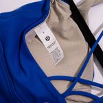 Lululemon NEW  Free To Be Longline Athletic Work Out Sports Bra Symphony Blue 6 Photo 2