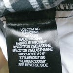 Volcom  7 Black Tan Plaid Shorts Photo 1