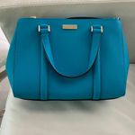 Kate Spade  turquoise blue crossover brand new purse tote bag zipper pockets Photo 3