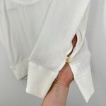 Petal and Pup Cream White Linen Blend Open Sided Crop Top Contemporary Size 4 NWT Photo 1