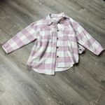 A New Day  Women's Light Pink Check Belted Shirt Jacket - Size XXL - NWT Photo 7