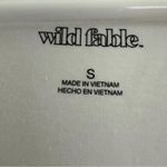 Wild Fable  Short Sleeve V-Neck Cropped T-Shirt White Small Photo 2