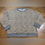 Splendid Women’s Size XXL Leopard Print Lightweight Pullover Sweatshirt Photo 0