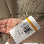 Jessica Simpson  Water Resistant Parka Hooded Color Sage Small MSRP $215 Faux Fur Photo 1