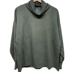 Aerie Women Sz M Cowl Neck Oversized Sweatshirt Green Boho Pullover Photo 0