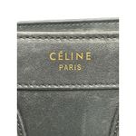 CELINE  Nano Luggage Black Leather Wing-Side Mini Handheld Crossbody Handbag Photo 7