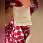 Tory Burch  Shirt Sleeve Tie Waist Red Swim Cover Up Size Large Photo 4