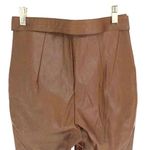 superdown Womens Chanice Faux Leather Belted Trouser Pants Size Small Photo 6