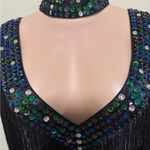 Flapper Costume woman dress size XL with accessories pictured halloween dress up Black Photo 4