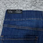 Liverpool Chloe Bermuda Pull On Stretch Jean Shorts Size 2 26 Blue Rolled Photo 3