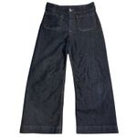 Maeve The Colette Crop Wide Leg Jeans Dark Denim Size 29 EUC Photo 2