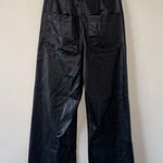 ZARA  The Marine Straight Faux Leather Pants US Size O Photo 8