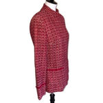 Doncaster Nubby Tweed Silk Fringe Trim Blazer 6 Photo 1