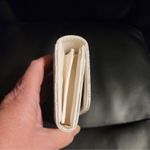 London Fog  Beige and White Wallet Photo 5