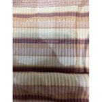 American Eagle American‎ Eagle Women Junior Pink Striped Ribbed Tank Crop Top Size Large Photo 3