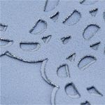 Dennis Basso Cloudy Blue Luxe Crepe Laser-Cut Ankle Pants Size Large Petite Photo 8