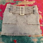 Edikted  Low-Rise Jean Skirt Photo 2