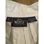 Woolrich  Christmas Holiday Embroidered White Button Up Shirt Women's Size Large Photo 2
