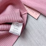 Crave fame Pink Open Back Long Sleeve Top L Photo 4