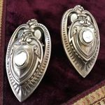 Costume Silver Victorian Vintage Costume Earrings Photo 6