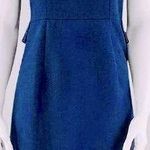 Akris Navy Blue Square-neck Sheath Dress Wool & Silk Blend Size 8 Photo 0