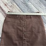 prAna  Organic Cotton Button Front Mini Skirt​ Photo 4