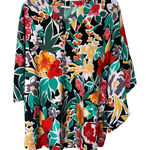 Jodifl Top Womens Small Bold Floral V Photo 0