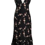 Poupette St. Barth NWT Mara Silk Maxi Dress Women’s Size Small Open Back Satin Photo 0