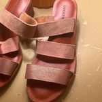 Lucky Brand Luck Brand Pink, Tan, Bronze Strapped Heel Sandal Photo 7