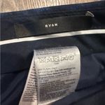 Banana Republic  Cotton Wool Jacquard Ryan Pants Blue 12 Short Office Career Photo 8