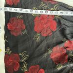 Cupcakes & Cashmere Black Red Floral Halter Dress Small Black Photo 11