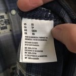 American Eagle Outfitters boyfriend fit western style plaid snap up shir… Photo 3