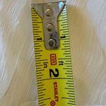 J.Crew NWT Ruffle button-up shirt in crinkle chiffon Sz 4 small hole from tag Photo 8