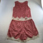 Victoria's Secret Vtg Victoria’s Secret L Large Pajama Set 2 Piece Gold Label Button Top Shorts Photo 2