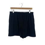 Aritzia NWOT Babaton by Arvin High Rise Crepe Trouser Shorts Black Size L Photo 3