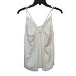 Bishop and Young Womens Lace Trim V-Neck Sleeveless Camisole Tank Top Cream Small Photo 2