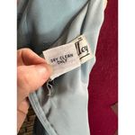 dress embroidered floral sheer sleeves empire waist blue 1990s Size 8 Photo 9