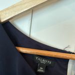Talbots Navy Crop Jumpsuit Size 6P Photo 8