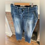 Torrid  Plus Size Jeans With Denim Belt size 14 Regular Straight Medium Wash Photo 2