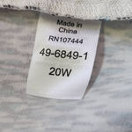 Jessica London Blue and Black Pull-on Pants Size 20W Stretch Cropped Pants Photo 6