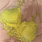 gilligan and o'malley  Lace Triangle Bralette Photo 0