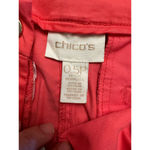 Chico's  The Ultimate Fit Luxe twill utility crop Pink shorts 0.5P/ 6P Photo 7