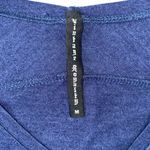 Vintage Royalty batwing v-neck 3/4 sleeve top navy blue sz M Photo 7